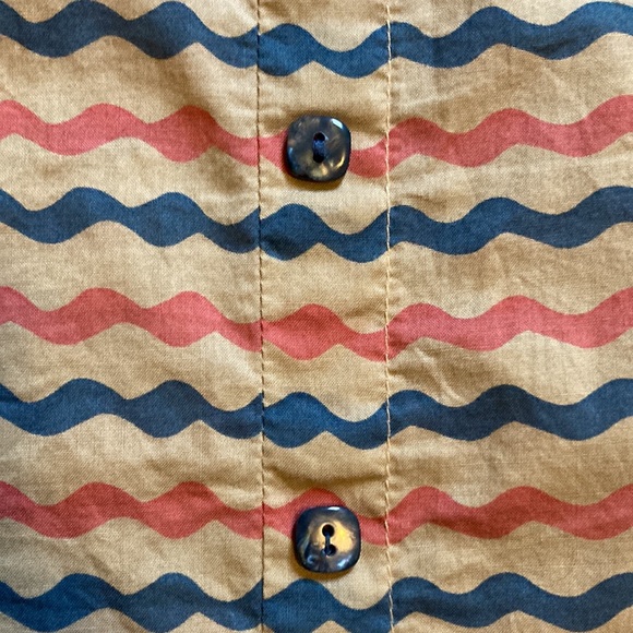 Tulle by Anthropologie squiggle stripe top, size small - Picture 3 of 12